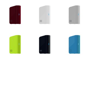 WD External HD icon sets preview