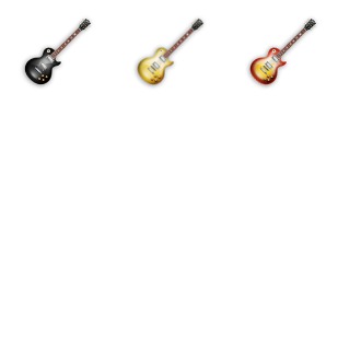 Les Paul Electric Guitar icon sets preview