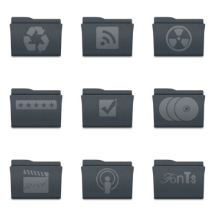 Leox Graphite icon sets preview