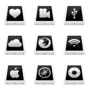 Screen Drives icon sets preview