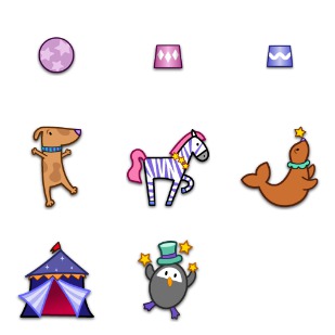 The Circus icon sets preview