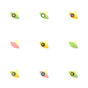 Spring Fling icon sets preview