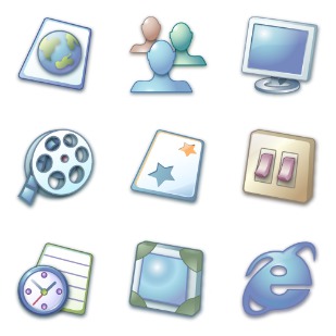 Pastel icon sets preview