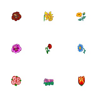 Flower 2 icon sets preview