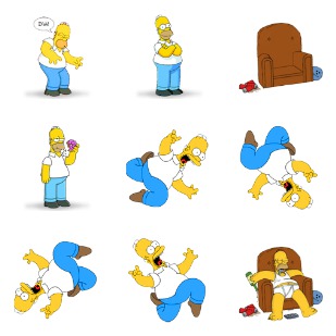 Simpsons 2 icon sets preview