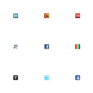 Social Media Mini icon sets preview