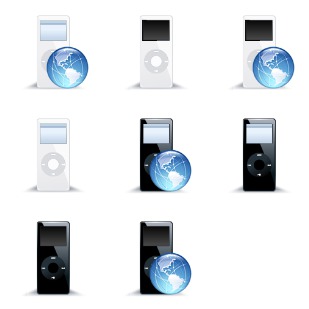 iPod Nano icon sets preview