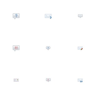 Sweetie Web Communication icon sets preview