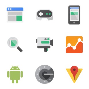 Google JFK icon sets preview