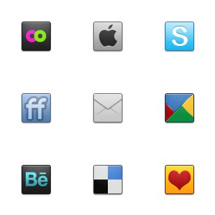 Social Pack icon sets preview