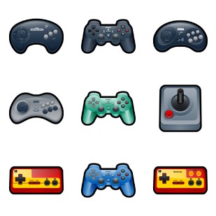 Gaming icon sets preview