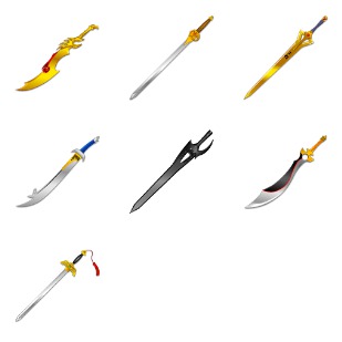 Storm Riders - Swords icon sets preview