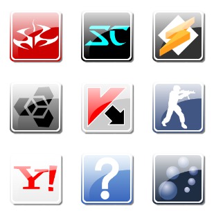 SnowShade's Pack Beta icon sets preview