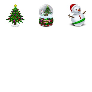 Merry Xmas 2010 icon sets preview