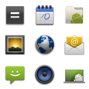 Android Style icon sets preview