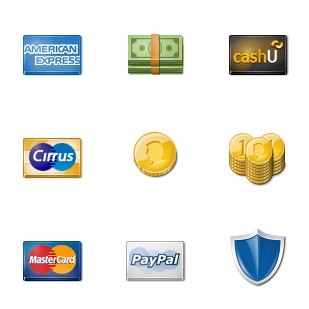 Payment icon sets preview