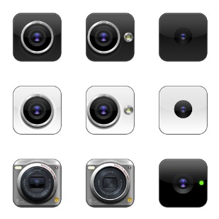 Flurry Cameras icon sets preview