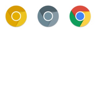 Google Chrome Material Design icon sets preview