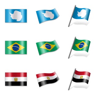 Vista Flags icon sets preview