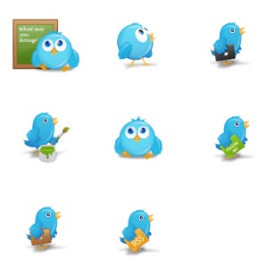 Birdies: A Twitter icon sets preview