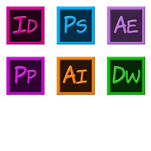 Adobe Products icon sets preview