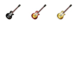 Les Paul Electric Guitar icon sets preview