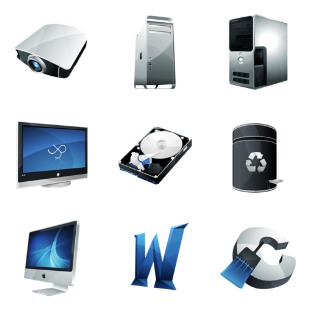 HP Dock icon sets preview