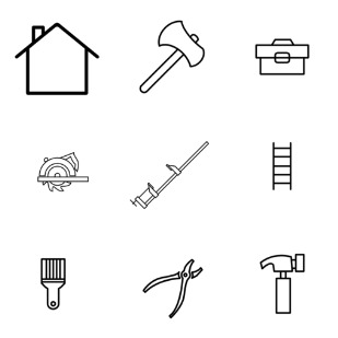 do it yourself icon sets preview