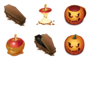 Trick OR Trash icon sets preview