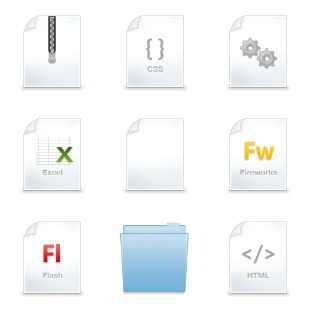 Filetype icon sets preview