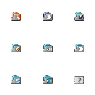 iBook OS icon sets preview