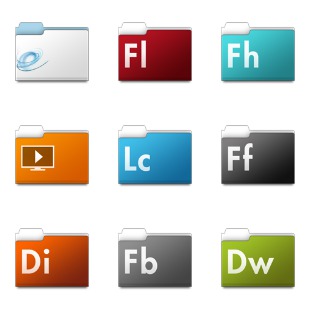 CS3 Work Folders icon sets preview