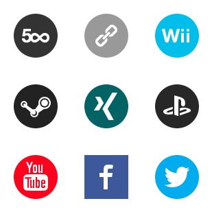 bie: Social Media icon sets preview