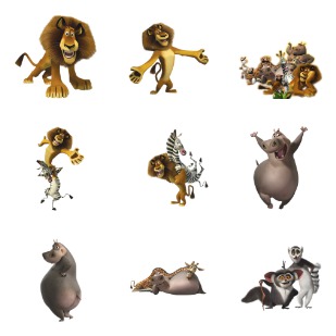 Madagascar icon sets preview