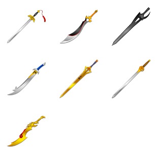 Storm Riders - Swords icon sets preview