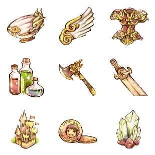 Legendora icon sets preview