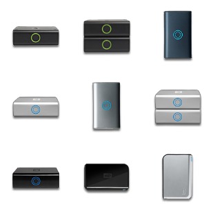 Western Digital icon sets preview