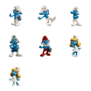 The Smurfs icon sets preview