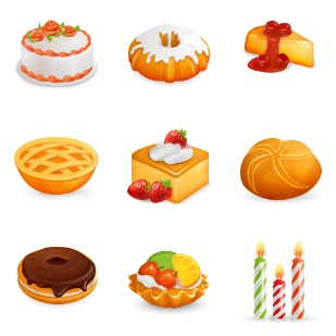 Yummy icon sets preview