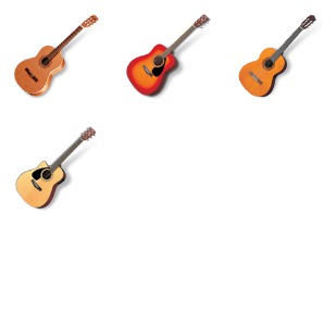 Acoustic Guitars icon sets preview