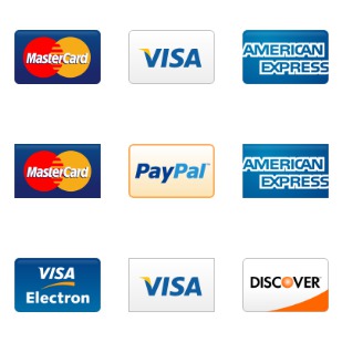 Credit card, debit card icon sets preview