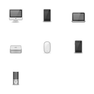 Hardware icon sets preview