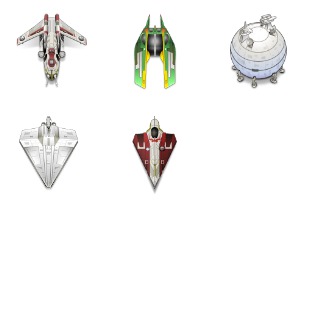 Star Wars: Attack of The Clones icon sets preview