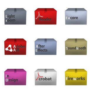 adobe box icon sets preview