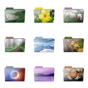 Nature Folder icon sets preview