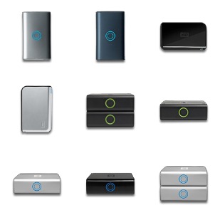 Western Digital icon sets preview