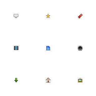 256.8 Pixels icon sets preview