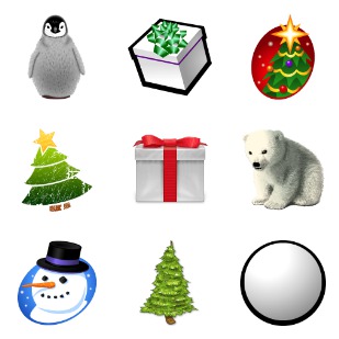 Happy Holidays 2005 icon sets preview