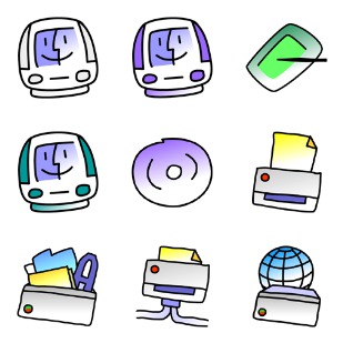 eWorld X: eHardware icon sets preview