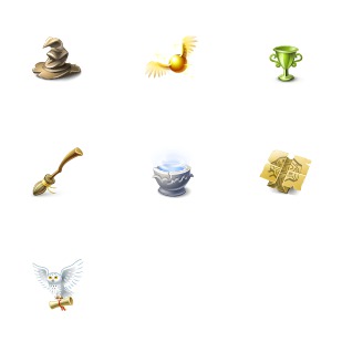 Harry Potter icon sets preview